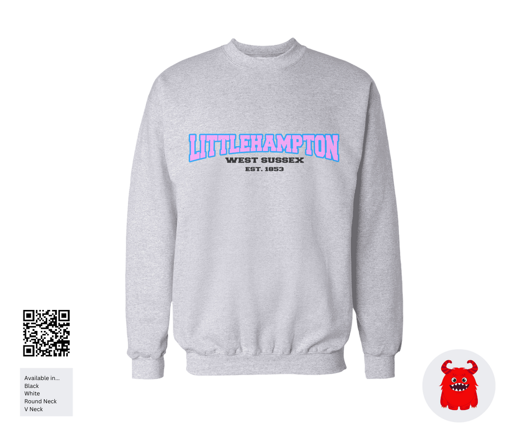 Littlehampton Sweat Shirts (Icon style colour logo)